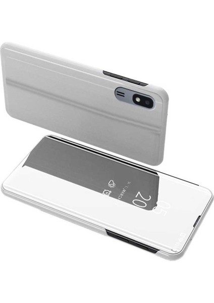 Samsung Galaxy A2 Core Uyumlu Aynalı Kapaklı Lüx Kılıf