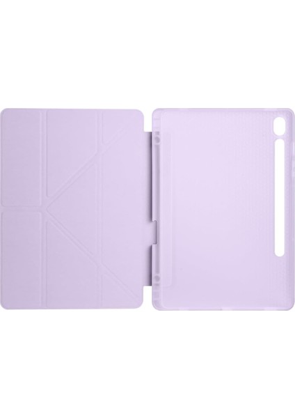 Galaxy TAB S10 FE Plus Uyumlu 13.1 inç Kalem Bölmeli Standlı Tri‑folding Tablet Kılıfı modelleri