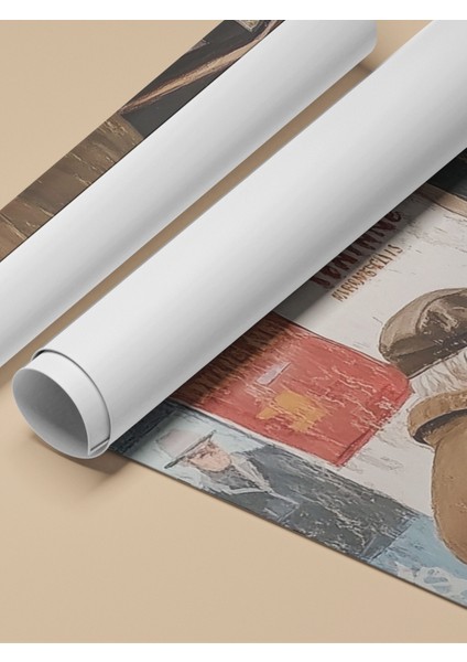 Çerçevesiz Poster, Atölyede Ressam – Sanat Sahnesi, Ofis Dekoru Poster No: 110288 fırsatları