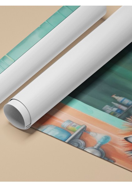 Çerçevesiz Poster, Küvette Zebra – Mizahi Safari Kompozisyonu, Banyo Dekoru Poster No: 109907 fırsatları