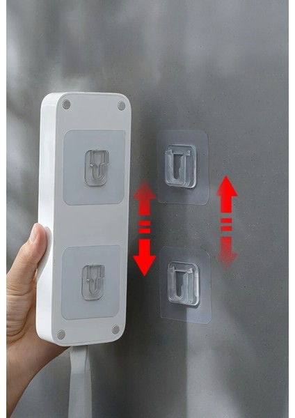 Tekli Paket Ayarlanabilir Çift Taraflı Yapışkanlı Askı Aparatı