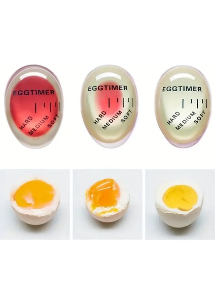 Yumurta Zamanlayıcı Egg Timer – Rafadan, Kayısı ve Katı Isıya Duyarlı Haşlama Yardımcısı