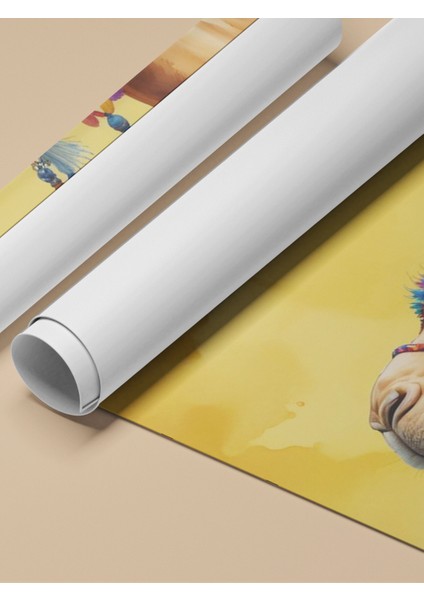 Çerçevesiz Poster, Deve Portresi – Etnik Illüstrasyon, Ofis Dekoru Poster No: 109901 fırsatları