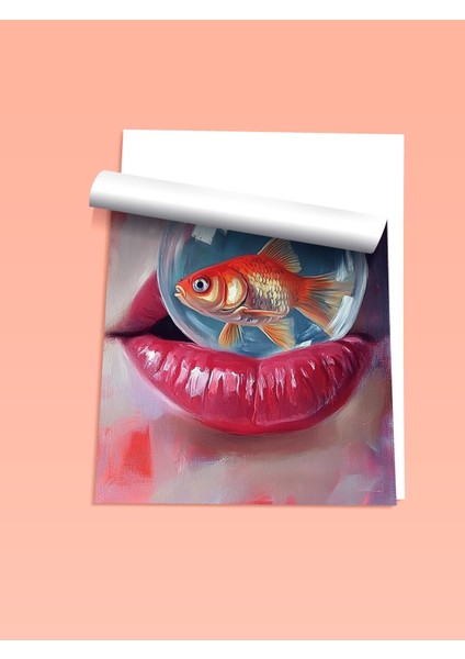 Çerçevesiz Poster, Pembe Dudaklar ve Renkli Top – Pop Art, Genç Odası Dekoru Poster No: 110131 fiyatları