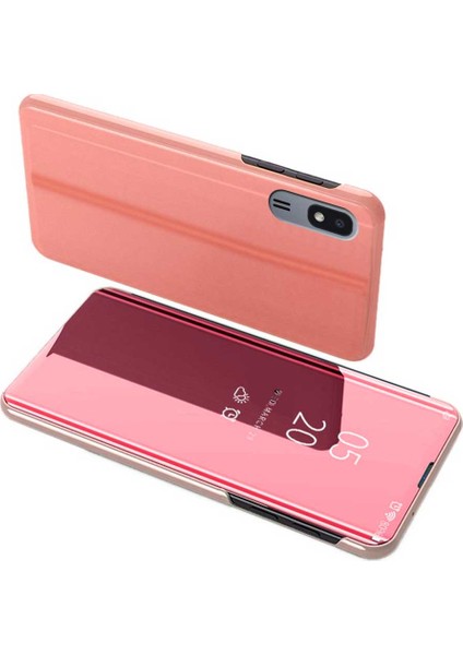 Samsung Galaxy A2 Core Uyumlu Aynalı Kapaklı Lüx Kılıf