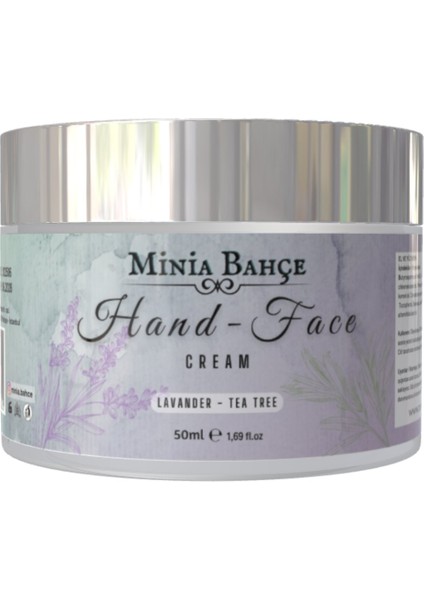 Minia Bahçe Koruyucu & Besleyici El Ve Yüz Kremi, 100 Saf Ve Katkısız, Lavanta - Çay Ağacı Yağı, 50ml fiyatları