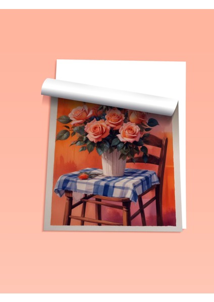 Çerçevesiz Poster, Pastel Vazo ve Çiçekler – Natürmort, Mutfak Dekoru Poster No: 109802 fiyatları