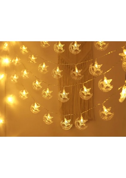 Ramazan Ayına Özel Karışık Figürlü Metal LED Işıklar Süsleme Işığı Gün Işığı fiyatları