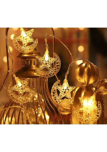 Ramazan Ayına Özel Karışık Figürlü Metal LED Işıklar Süsleme Işığı Gün Işığı modelleri