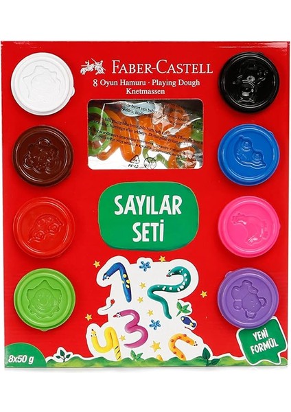 Faber-Castell Oyun Hamuru Sayılar Seti 50G x 8 fiyatları