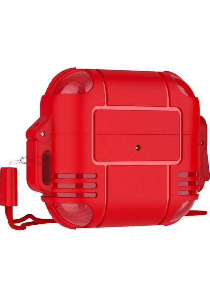 Apple Airpods 3-Red Için Moda Dokulu Kapak Kabuğu Esnek Tpu Koruyucu Kapak Kılıfı (Yurt Dışından) fiyatları