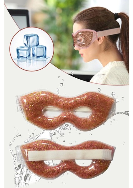simli jel göz pedi buz maskesi soğutma göz bakımı uyku maskesi