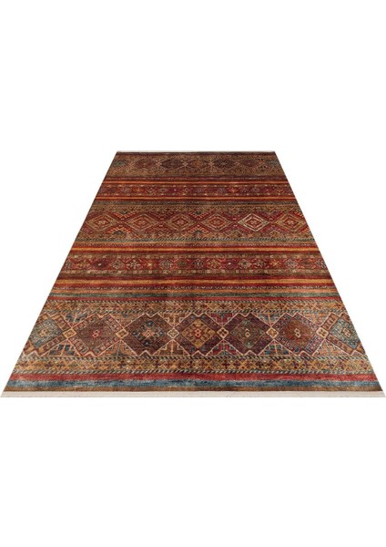 Antıque Atk 05 Multy Kolay Kullanımlı Kaymaz Tabanlı Karabağ ve Antik Desenlere Sahip Yıkanabilir Makine Halısı modelleri