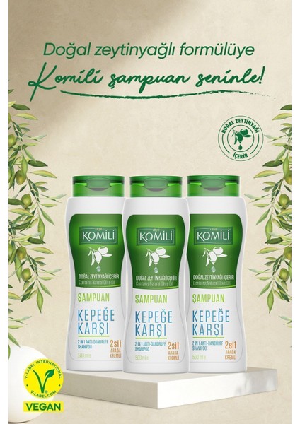 2'si 1 arada kremli vegan şampuan 3'lü set - 3 x 500 ml fiyatları