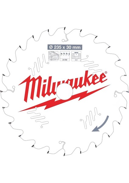 Sunta Kesme Testeresi 235X30X2.4X24ATB T4932471305