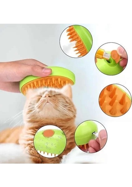 Buharlı Kedi ve Köpek Tarağı - Işıklı ve USB Şarjlı fırsatları