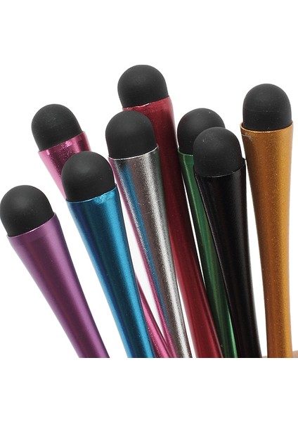 iPhone 5 iPad Mini iPad 4 Samsung Sony Htc Için 8pcs Metal Kapasitif Dokunmatik Ekran Stylus Kalemi (Yurt Dışından) fırsatları