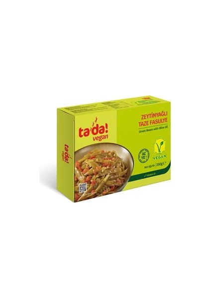 Vegan Zeytinyağlı Taze Fasulye 250 G