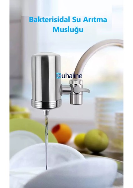 Musluk Suyu Filtresi Paslanmaz Çelik Mutfak Için Mikrofiltrasyon Seramik Filtre Su Arıtma Sistemi fırsatları