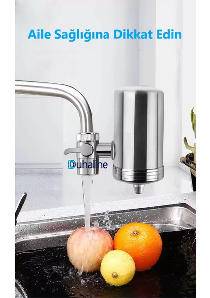 Musluk Suyu Filtresi Paslanmaz Çelik Mutfak Için Mikrofiltrasyon Seramik Filtre Su Arıtma Sistemi