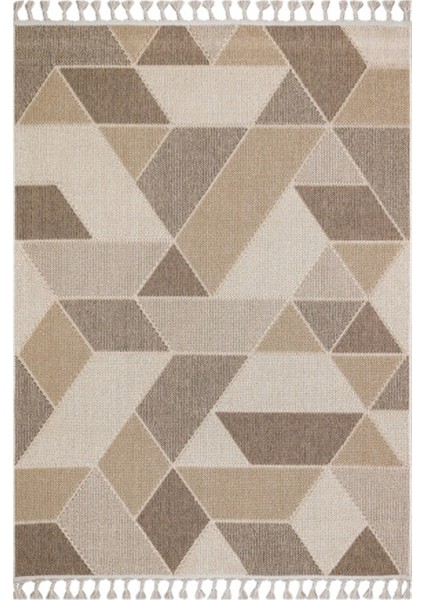 Çam Halı Oslo 19477 Kahve Türkmen Halı Iskandinav Tarzı Modern Halı