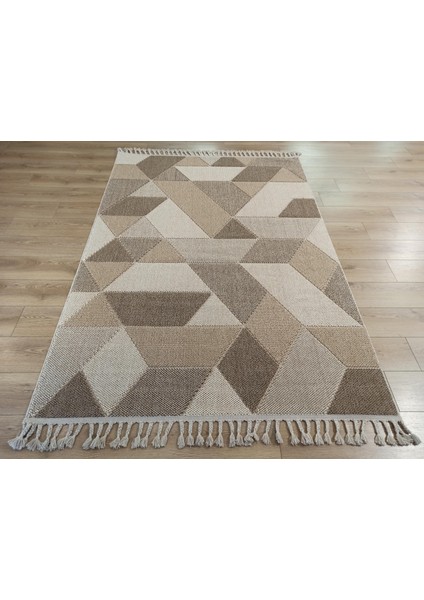 Çam Halı Oslo 19477 Kahve Türkmen Halı Iskandinav Tarzı Modern Halı fiyatları