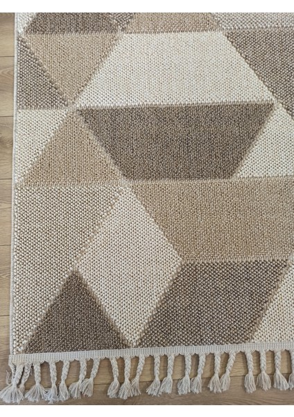 Çam Halı Oslo 19477 Kahve Türkmen Halı Iskandinav Tarzı Modern Halı indirimleri