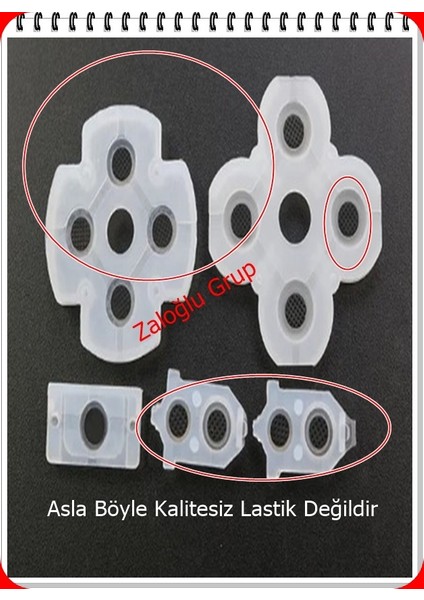 Playstation 4 Kol Lastik Takımı V2 Uyumlu 1.Sınıf1.Kalite Ustaların Tercihi ( 10 Takım ) modelleri