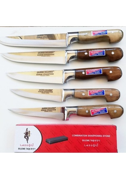 Sürmene 7li Set Kasap Mutfak Bıçak Seti fiyatları