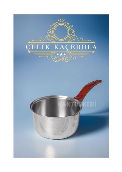 14 Cm Paslanmaz Çelik Kaçerola | Sütlük | Mini Yumurta Haşlama Tavası