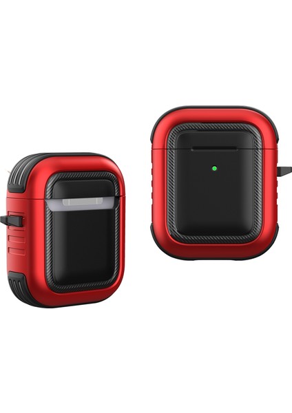 Moda Tpu + Pc Anti-Damla Toz Geçirmez Kablosuz Kulaklık Kılıfı Koruyucu Kapak Apple Airpod'lar Için Şarj Kutusu ILE(2016)/(2019)/AIRPODS ile Kablosuz Şarj KUTUSU(2019)-STIL 2 (Yurt Dışından)