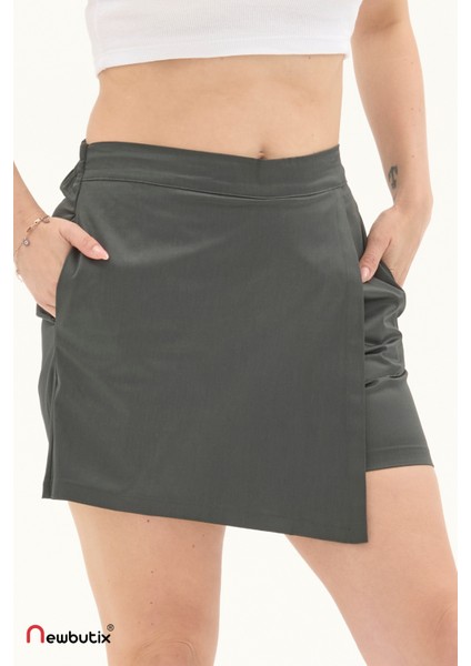 Haki Gabardin Yazlık Şort Etek fiyatları