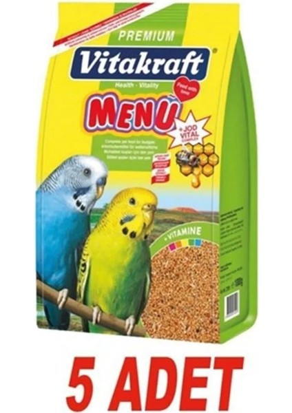 Muhabbet Kuşu Yemi 1000 gr * 5 Adet