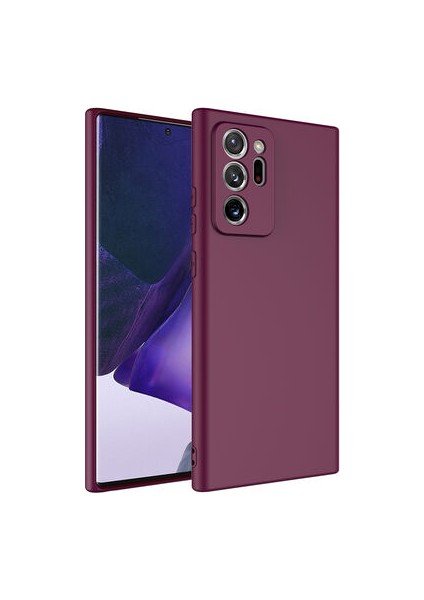 Samsung Galaxy Note 20 Ultra Lansman Kılıf Içi Dolgulu Esnek Soft Yapılı Premium Silikon Kapak Rcv/mara
