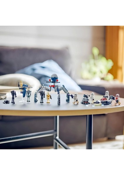 Nessiworld LEGO Klon Trooper ve Savaş Droidi Savaş Paketi 75372 indirimleri