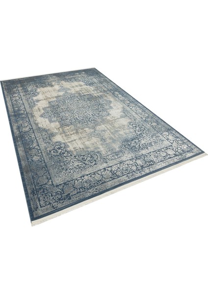 Aura 2892 Lacivert Makine Halıları modelleri