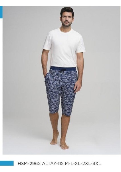 2962 Indigo Altay Erkek Deniz Şortu