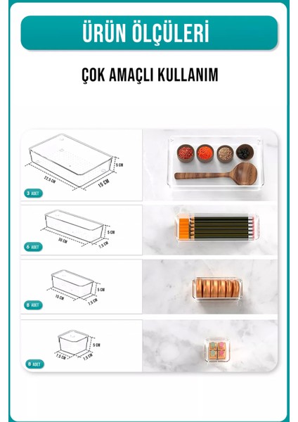 25'li Modüler Çekmece Düzenleyici Organizer Çok Amaçlı Makyaj Kırtasiye Mutfak Banyo Düzenleyici fiyatları