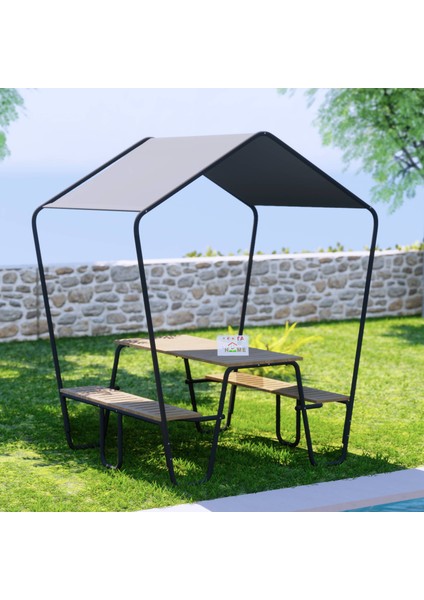 Yekta Kameriye Bahçe Masa Takımı Gölgelikli Piknik Masası Demonte Kamelya fiyatları