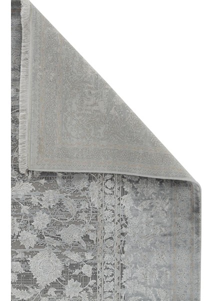 Aura 2881 Gri Makine Halıları modelleri