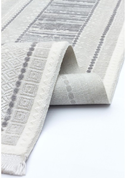 Caliente 4921 Gri Makine Halıları modelleri