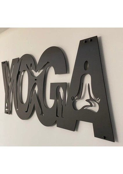 Yoga Metal Duvar Tablosu 100X32 cm fiyatları
