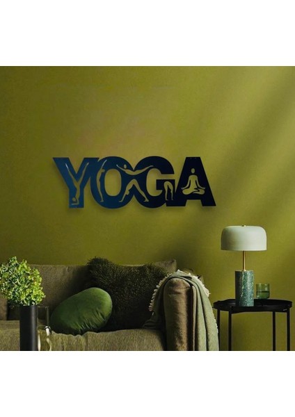 Yoga Metal Duvar Tablosu 100X32 cm modelleri