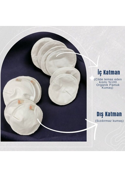 Yıkanabilir 8'li Kumaş Göğüs Pedi fiyatları