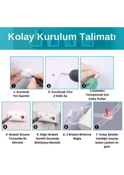 8 Adet Kolay Montaj Deprem Güvenlik Mobilya Dolap Düşme Engelleme Mobilya Sabitleme Bebek Güvenlik modelleri
