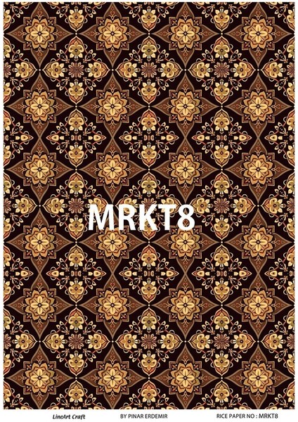 Kakma Serisi Mrkt8 Pirinç Dekopaj 30 * 42 cm
