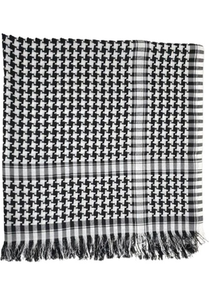 En Kaliteli Puşi - Kadın Erkek Puşi Filistin Siyah Beyaz Kefiye Model Kare Puşi indirimleri