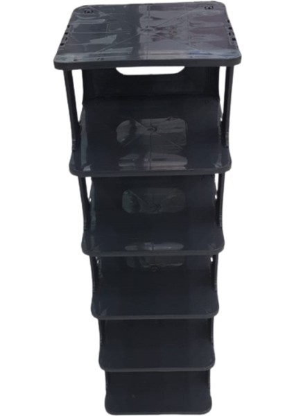 5 Katlı Pratik Ayakkabılık - Ayakkabı Rafı_siyah indirimleri