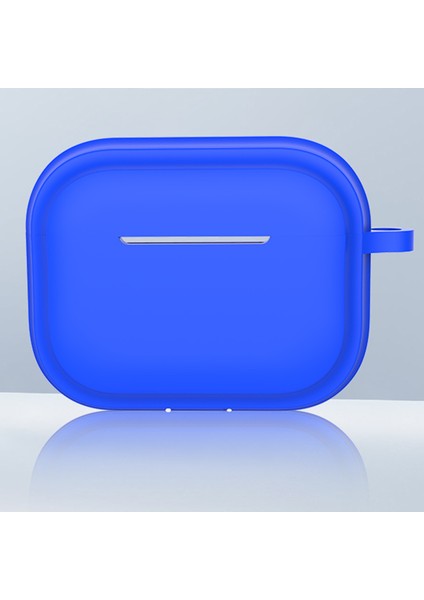 Airpods Pro 2 Şerit Silikon Kılıf Şok Emici Koruyucu Kulaklık Kapağı Anahtarlık-Mavi Için (Yurt Dışından)