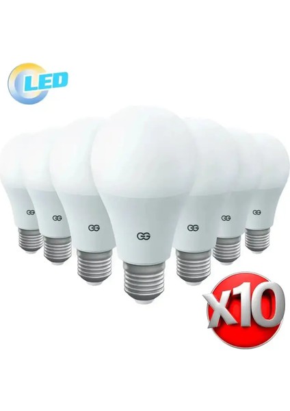 Valta LED Ampül 220-240V 3000K E27 18W - 10LU Paket